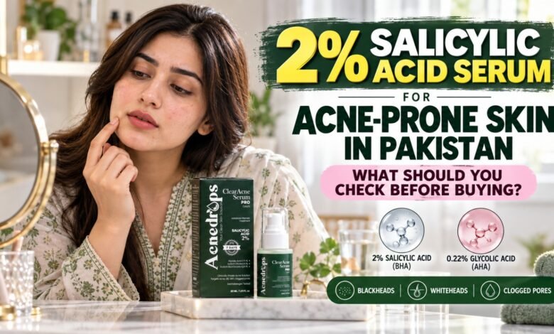 2% Salicylic Acid Serum for Acne-Prone Skin in Pakistan – What Should You Check Before Buying?